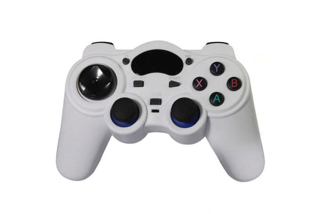 Wireless Gaming Controller for Android TV Box PC 2.4GHz Gamepad Joystick - White