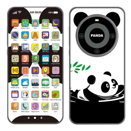 Learning Phone Toy with Over 10000 Educational Contents Touch Screen Early Education Gift for 3 year old+ - Deer