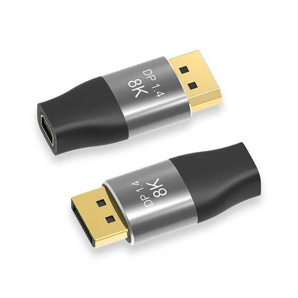DP1.4 8K DP Male to Mini DP Female Two-Way Mutual Conversion HD Conversion Adapter
