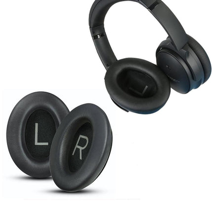 Replacement Ear Pads for Anker Soundcore Life Q30 Q35 Headphone Ear Cushions Earbuds Cover Black