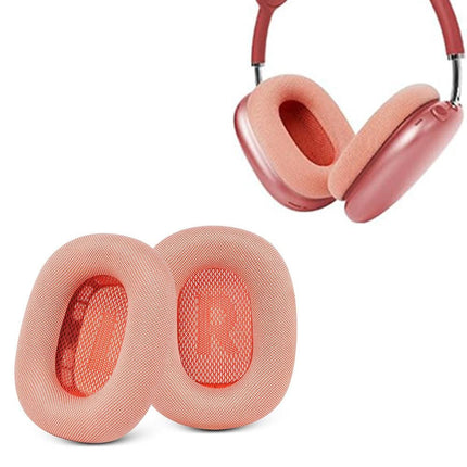 Pair of Replacement Ear Pads for AirPods Max Headphone Ear Cushions Red
