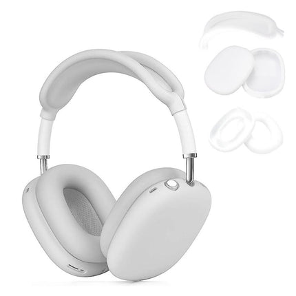 For Apple AirPods Max Headphones Protective Case Silicone Sleeves Full Set Cover White