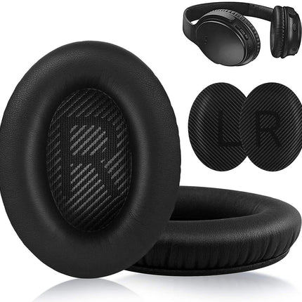 Pair of Replacement Ear Pads Cushions for Bose QC35 QC35ll Over-Ear Headphones - Gray