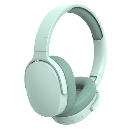 Foldable Wireless Bluetooth Stereo Over Ear Headphone Blue