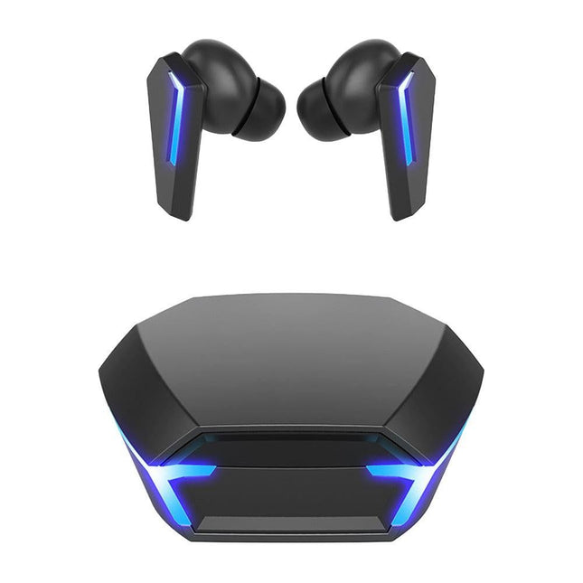 Wireless Bluetooth Gaming Earphones In-Ear Headsets with Breathing Light Black