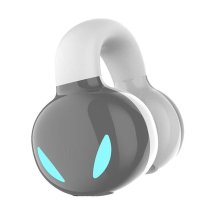 YX03 Wireless Bluetooth 5.3 Earphones Ear-clip Bone Conduction Headphones Sports Earbuds Grey