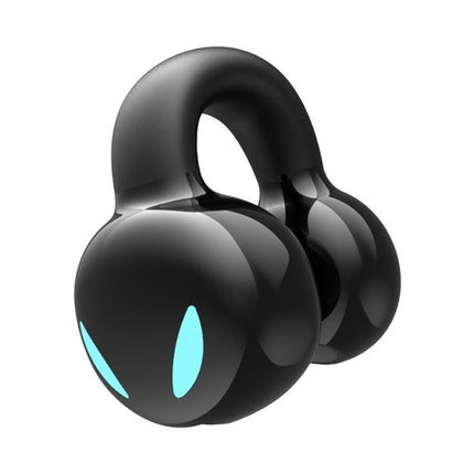 YX03 Wireless Bluetooth 5.3 Earphones Ear-clip Bone Conduction Headphones Sports Earbuds Black