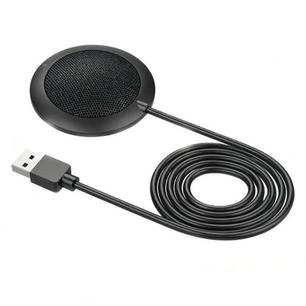Plug and Play USB Conference Microphone Computer Desktop Mic with LED Indicator