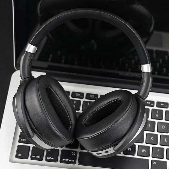 4pcs Replacement Ear Pads Competible with Sennheiser 4.50 BTNC HD 450BT HD400S HD485 Black
