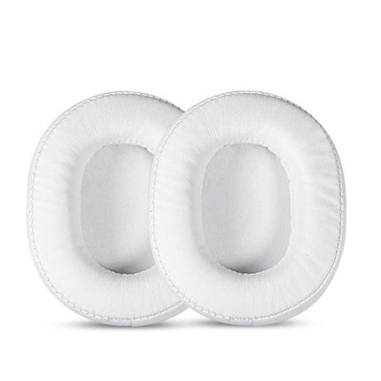 Soft Replacement Ear Pads Cushion Compatible with Audio Technica ATH MSR7b M50 M40 M30 M20X White