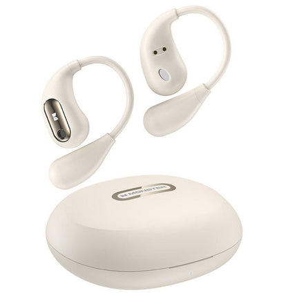 Wireless Open Ear Headphones Bluetooth 5.4 Stereo Sound Earphones with Charging Case Black