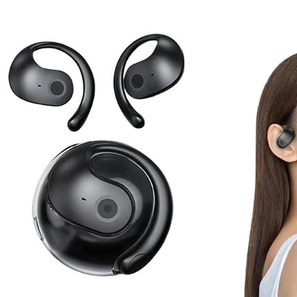 Open Ear Headphones Wireless Bluetooth Earbuds Sport Earphone Beige