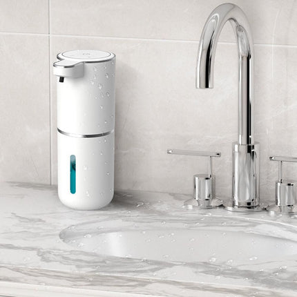 380ML Automatic Soap Dispenser Touchless Adjustable Soap Dispenser Rechargeable White