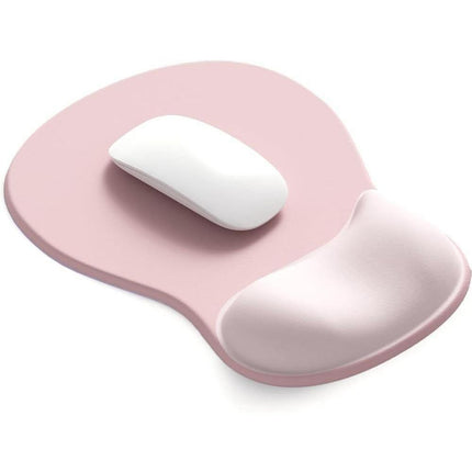 Gel Wrist Rest Mouse Pad Non-Slip Ergonomic Mouse Mat for Computer and Laptop Pink