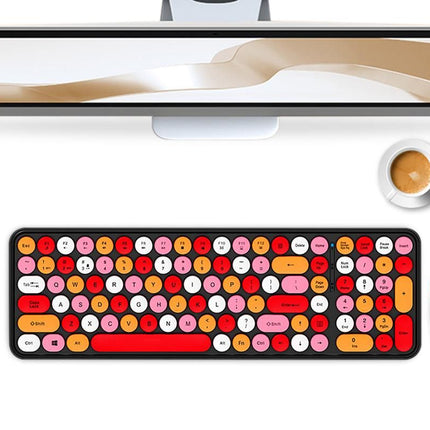2.4GHz Wireless Keyboard and Mouse Combo Cute Pink