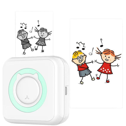 Portable Bluetooth Wireless Mini Printer Heat-Sensitive Print Maker Green