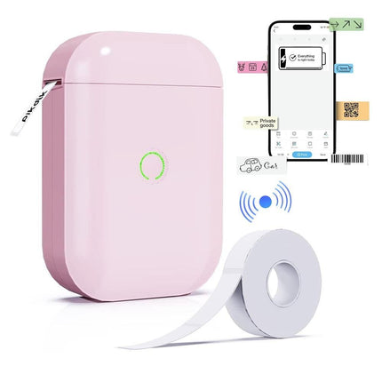 Portale Label Printer Wireless Bluetooth Label Maker Machine with Label Paper Green