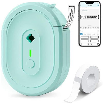 Wireless Mini Label Maker with Tape - Bluetooth Thermal Label Printer