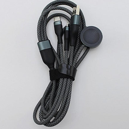 3-in-2 USB-C Charging Cable for Apple Watch iPhone Type-C Multi Fast Charging Cable