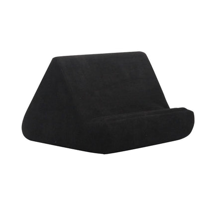 Multi-Angle Tablet Holder Compatible with iPads Lazy Holder Stand for Bed and Desk with 2 Pockets Black
