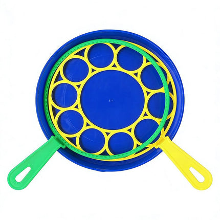 Big Bubble Wands Set - Giant Bubble Kit with Wand Blower and Tray