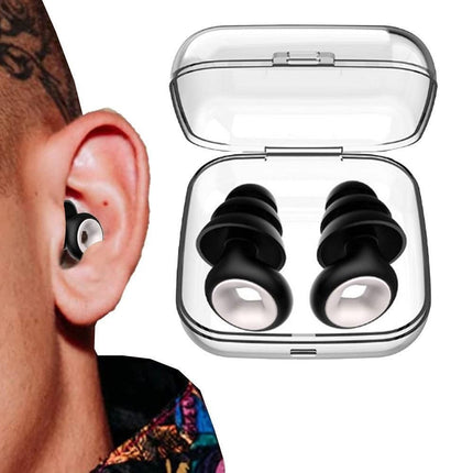 Reusable Hoop Noise Reduction Earplugs Blue