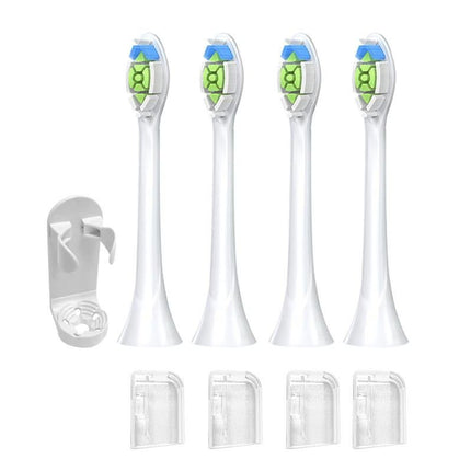 4Pcs Electric Toothbrush Replacement Heads Compatible with Philips HX3/HX6/HX9 Series White