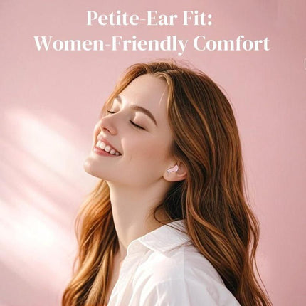 K520 deformable cute heart-shaped bluetooth headset tws compact stereo - pink
