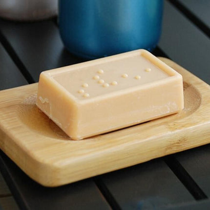 2PCS Wood Soap Dish Storage Soap Holder Soap Tray For Home Bathroom