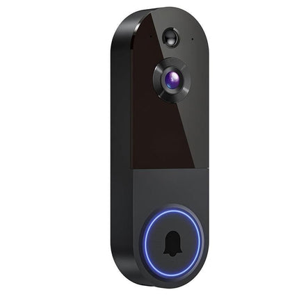 Smart Video Doorbell Camera Wireless Outdoor Doorbell Camera-Black