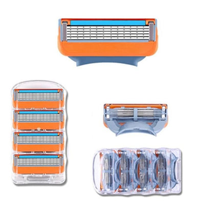 2 Sets of 4 Pcs Replacement 5 Blades Razor Blades for Men Razor Refills for Gillette