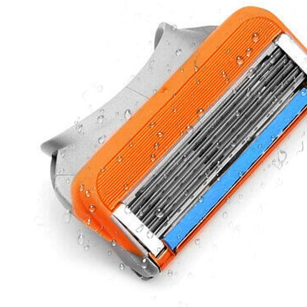 2 Sets of 4 Pcs Replacement 5 Blades Razor Blades for Men Razor Refills for Gillette