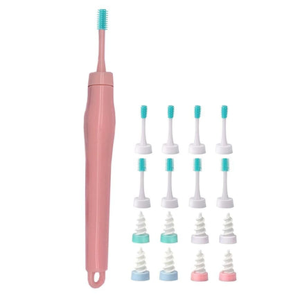 32pcs Ear Wax Remover Tool Reusable Spiral Ear Wax Remover Silicone Ear Cleaner for Adults Kids -Pink and green