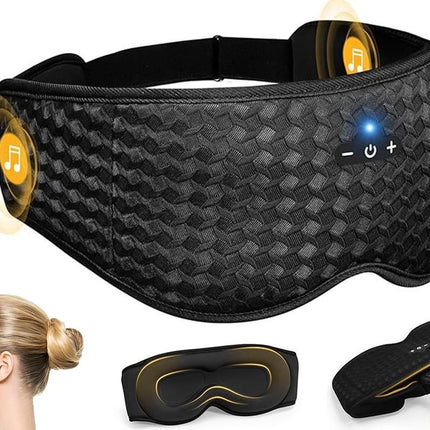 3D Sleep Mask with Bluetooth Headphones Stereo Speakers Blackout Sleeping Mask