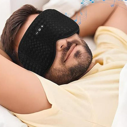 3D Sleep Mask with Bluetooth Headphones Stereo Speakers Blackout Sleeping Mask