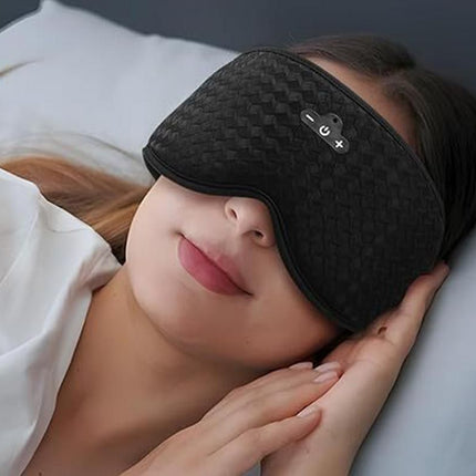 3D Sleep Mask with Bluetooth Headphones Stereo Speakers Blackout Sleeping Mask