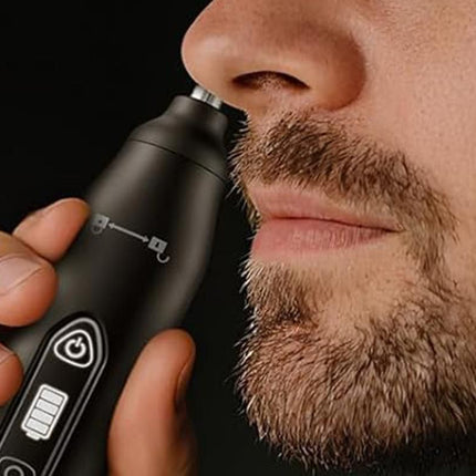 3-in-1 Electric Shaver Nose Hair Trimmer for Face Body Bikini Underarm and Legs - Black
