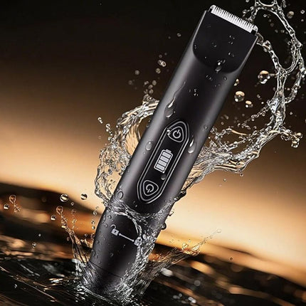 3-in-1 Electric Shaver Nose Hair Trimmer for Face Body Bikini Underarm and Legs - Black