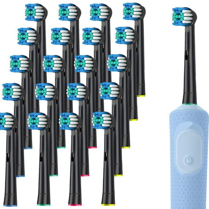 40 Pack Replacement Heads Compatible with Oral B Soft Electric Toothbrush Heads