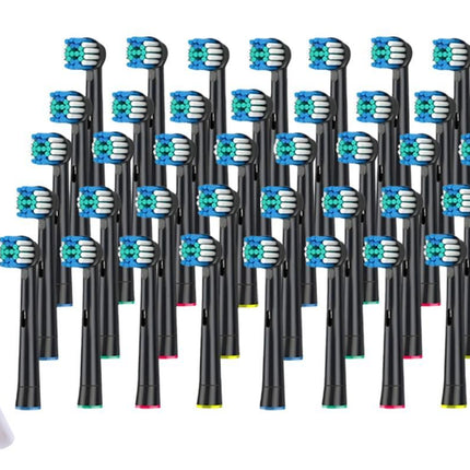 40 Pack Replacement Heads Compatible with Oral B Soft Electric Toothbrush Heads