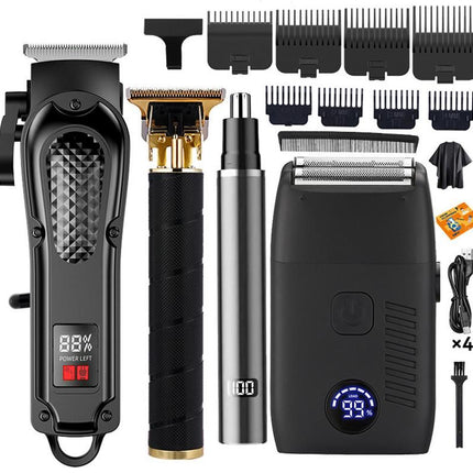 4-in-1 Hair Clipper Set Electric Shaver Razor Hair Cutting Barber Clippers