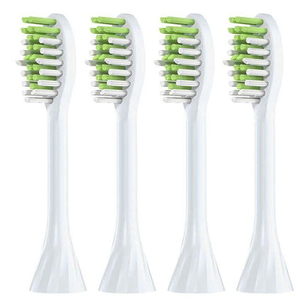 4Pcs Replacement Toothbrush Heads Compatible with Philips Series Soft Bristles -White