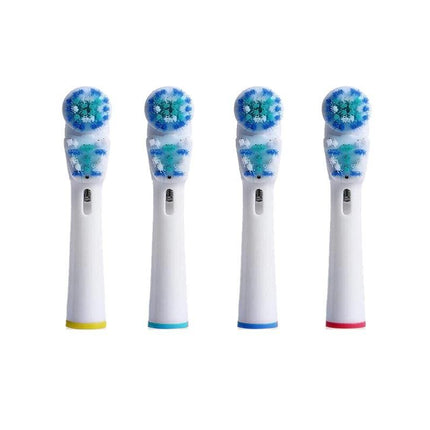 4 Piece Best Double Clean Replacement Brush Heads Compatible With Oral-B