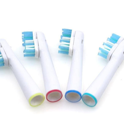 4 Piece Best Double Clean Replacement Brush Heads Compatible With Oral-B