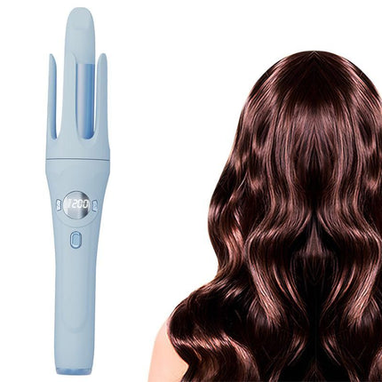 Auto Rotating Wireless Hair Curler 32mm for All Hair Types -Purple