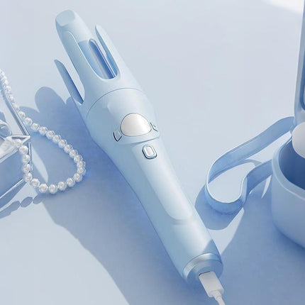 Auto Rotating Wireless Hair Curler 32mm for All Hair Types -Purple