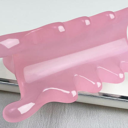 Back Massager Handheld Acupressure Gua Sha Tool for Full Body Muscle Relief -Pink