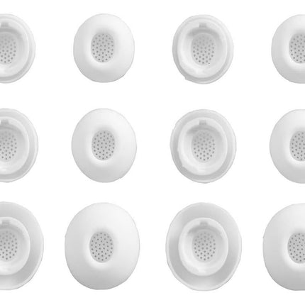 12Pcs Silicone Ear Tips for Samsung Galaxy Buds3 Pro Earbud Covers-White