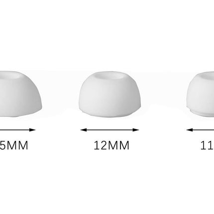 12Pcs Silicone Ear Tips for Samsung Galaxy Buds3 Pro Earbud Covers-White