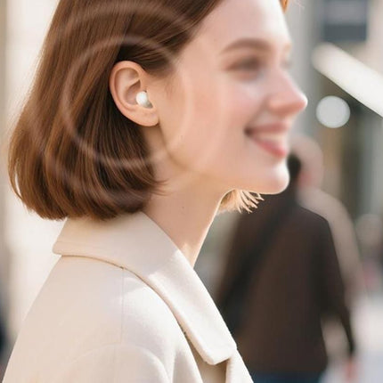 2 in 1 Side Sleeper Bluetooth Earphones Invisible Sleep Headphones-Beige